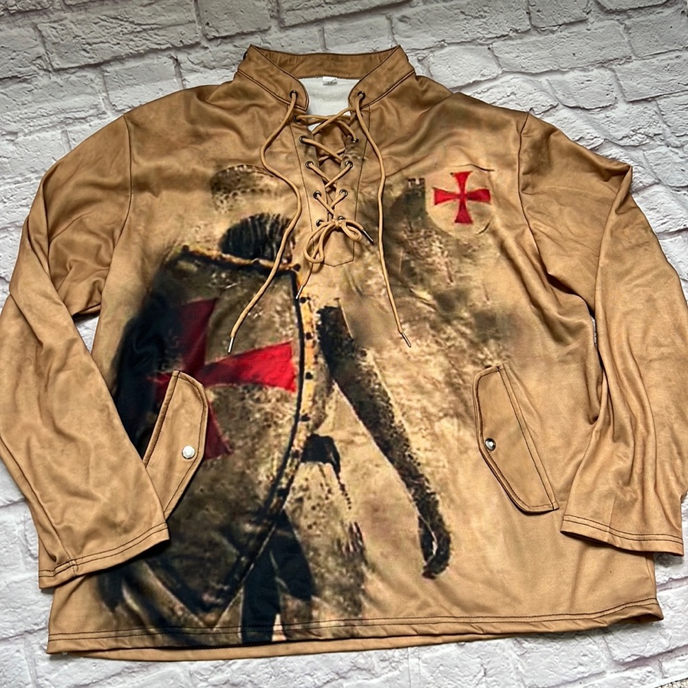 Men’s knight shirt Halloween costume cosplay